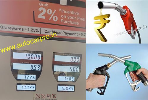 Premium petrol hits Rs 100 a litre in Mumbai, regular petrol Rs 2.43 shy of Rs 100