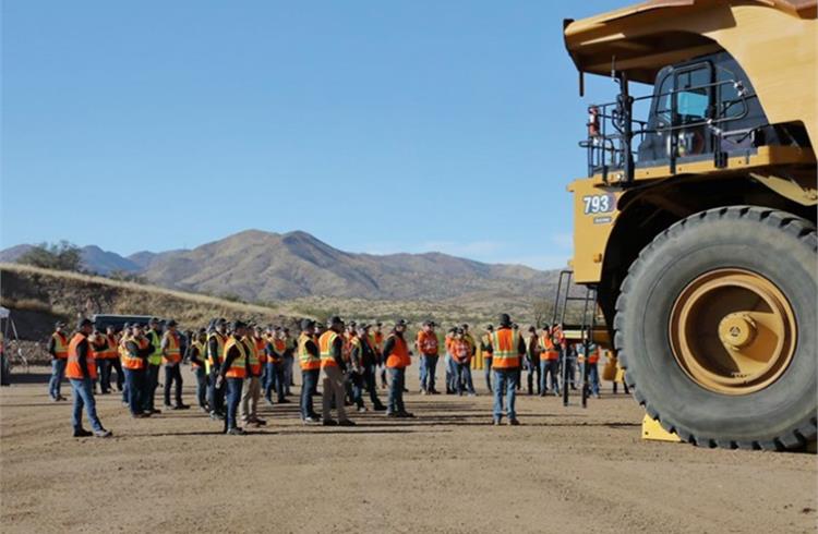 Caterpillar develops giant battery electric mining truck