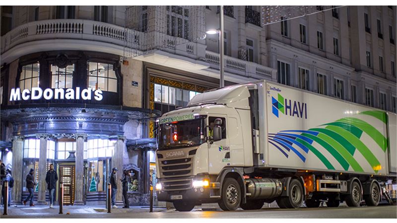 HAVI-Scania to run 16 gas-fueled vehicles for McDonald’s in Spain