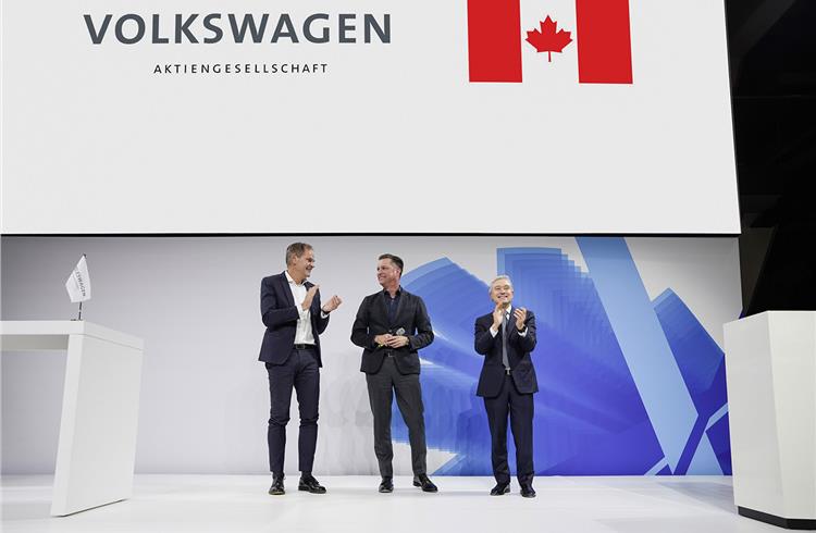 Volkswagen Group to set up battery cell plant in Canada
