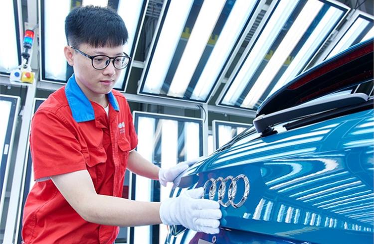 Audi already produces at four locations in China in the FAW-VW joint venture: in Changchun, Foshan, Tianjin and Qingdao, with a total capacity of approximately 700,000 vehicles