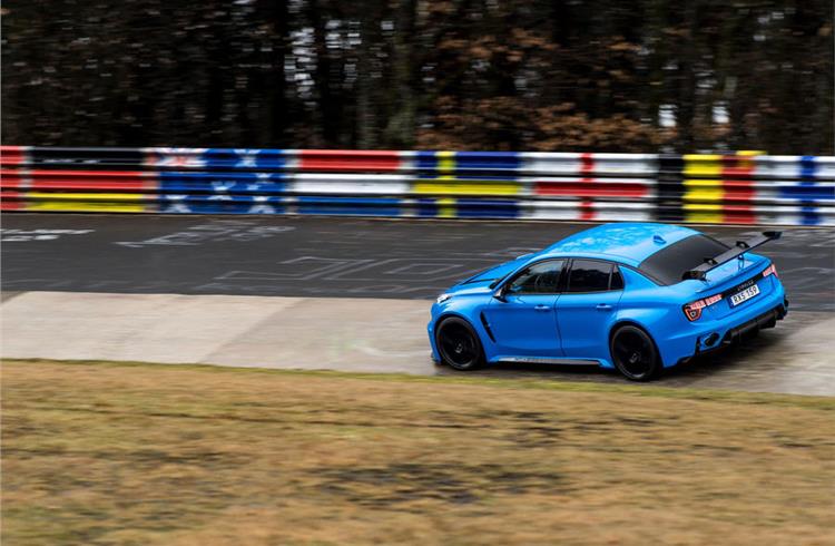 Lynk&Co 03 Cyan Concept is fastest four-door at Nurburgring