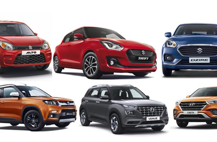 India’s Top 10 PVs in June 2019 – 3 SUVs among best-sellers points to dipping demand for hatchbacks and sedans