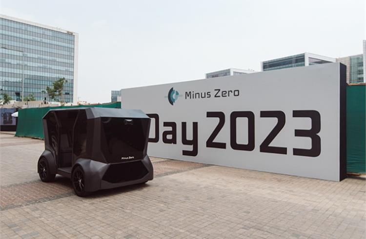 Minus Zero showcased the zPod at Embassy TechVillage, one of Bengaluru’s commercial office parks.