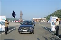 Hyundai Great India Drive flagged off from 'Statue of Unity'