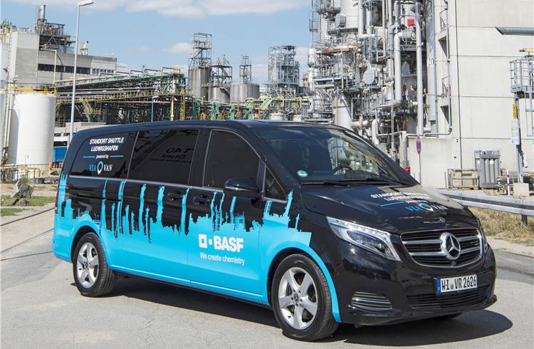  BASF is to soon introduce an on-demand ridesharing system at its Ludwigshafen facility. 