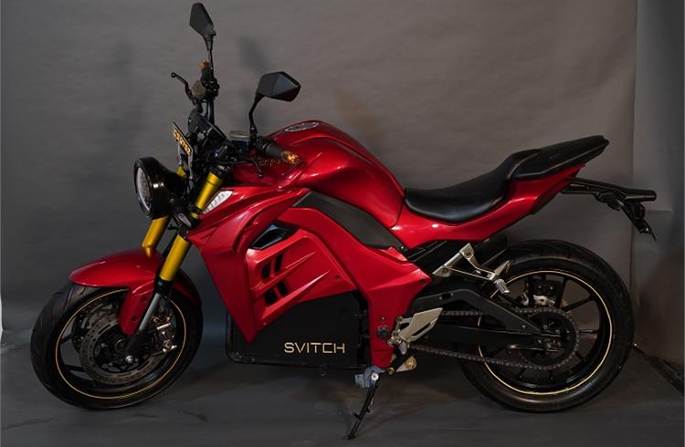Svitch Bike showcases e-motorcycle CSR 762 with 120km range