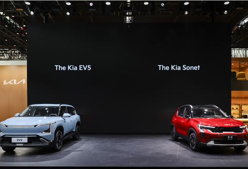 Kia displays EV5 and Sonet SUVs for Chinese market