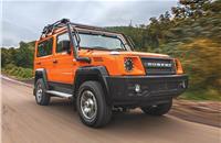 New Gurkha powered by the 2.6-litre, 91bhp Mercedes-derived common-rail, DI, turbocharged diesel engine which develops 250 Nm. Also gets 4WD with locking front and rear differentials.