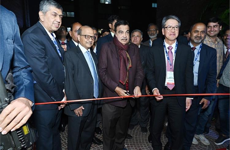 Nitin Gadkari, Union Minister of Road Transport & Highways, inaugurated SIAM’s technology demonstration on ‘Ethanol Adoption - Flex Fuel Vehicles in India’ in New Delhi on December 12.