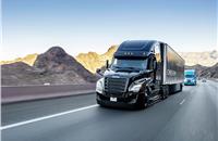In January 2019, the new Freightliner Cascadia made its world premiere at CES. It offers partially automated driving features (Level 2), making it the first-ever partially automated series in the USA.