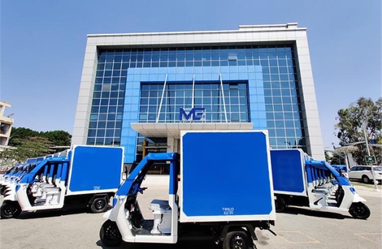 M&M is the market leader in electric three-wheelers. In January, it retailed 2,834 units.