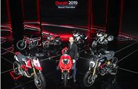 Claudio Domenicalli, CEO of Ducati at the unveiling
