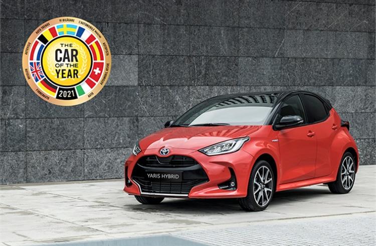 Toyota Yaris voted European Car of the Year 2021