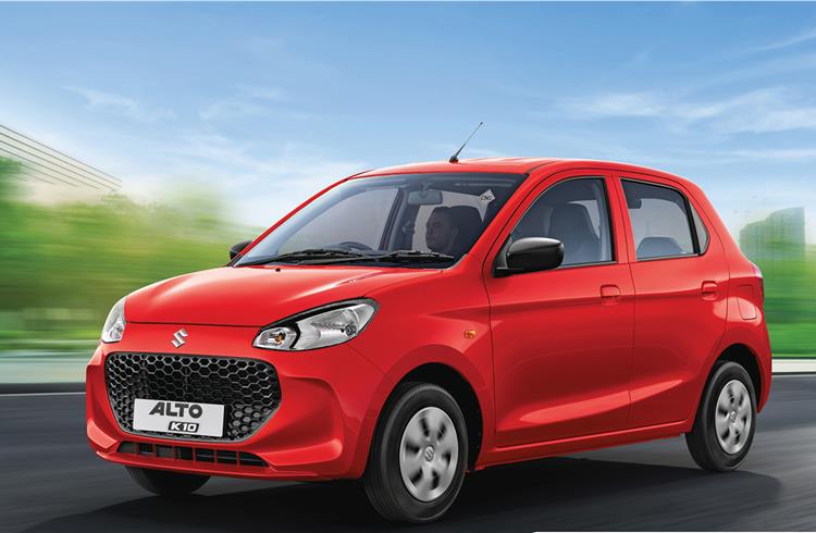 Maruti Suzuki to rev up Alto sales, launches Alto K10 CNG at Rs 595,000