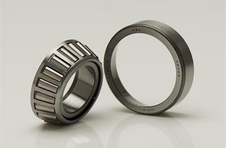 Tapered roller bearings generally used in pairs, they can support horizontal and vertical axial forces equally in either direction. They are found in wheel bearings to cope with large axial loads.