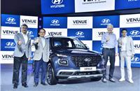 L-R: Vikas Jain, National Sales Head, HMIL; SS Kim, MD & CEO, HMIL; Albert Biermann, President, Head of R&D Division, Hyundai Motor Co and SY Lee, SVP, Head of Hyundai Global Design Centre.