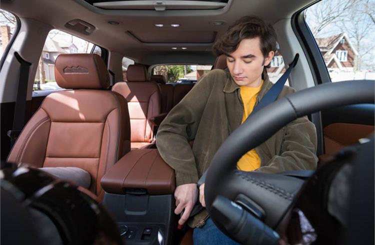 Buckle to Drive feature, embedded in Teen Driver mode, is Chevrolet's latest safety-driven feature designed to encourage young drivers to develop safe driving habits right from the start.