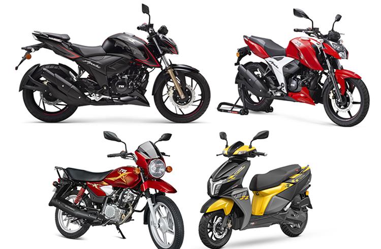 TVS will retail seven bikes including the Apache RTR 200 4V, Apache RTR 160 4V, HLX 150 5S and the NTorq 125 scooter in Nicaragua and Costa Rica.