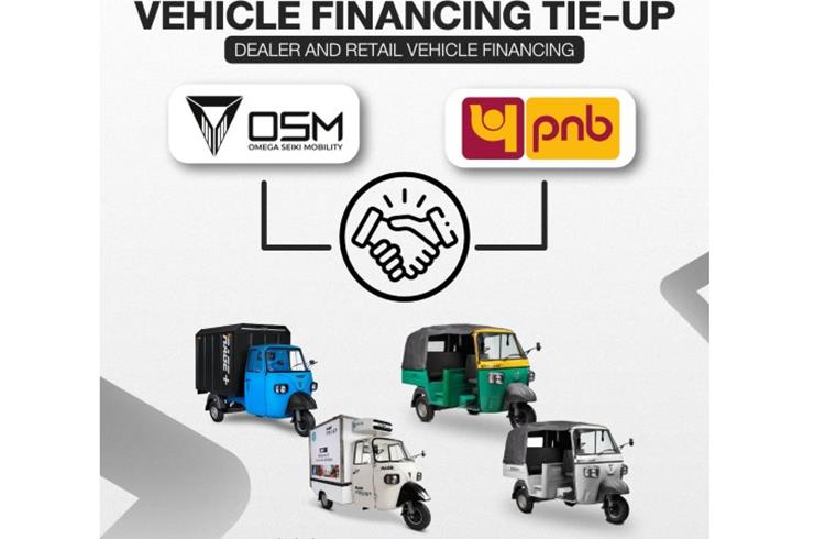 Omega Seiki Mobility and Punjab National Bank sign Rs 300 crore EV financing agreement