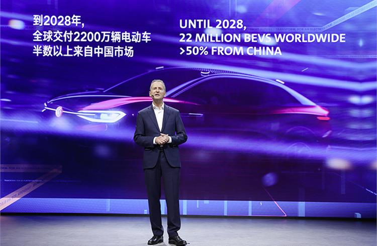 China to produce over 50% of VW Group’s targeted 22 million BEVs by 2028