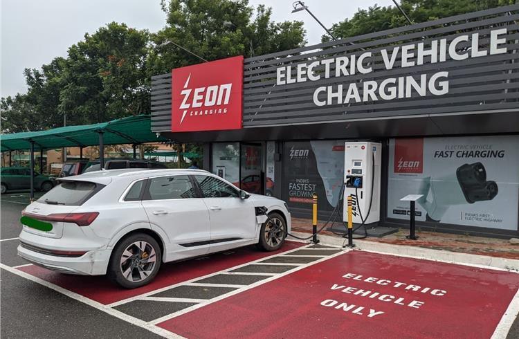 Early this year, Zeon opened its  first 50 kW DC fast charging station on the Bangalore-Salem-Coimbatore- Kochi highway at Sankagiri in Salem.