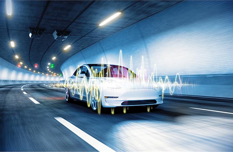 Special elastomer compounds for electric vehicles absorb vibrations in the high-frequency range.