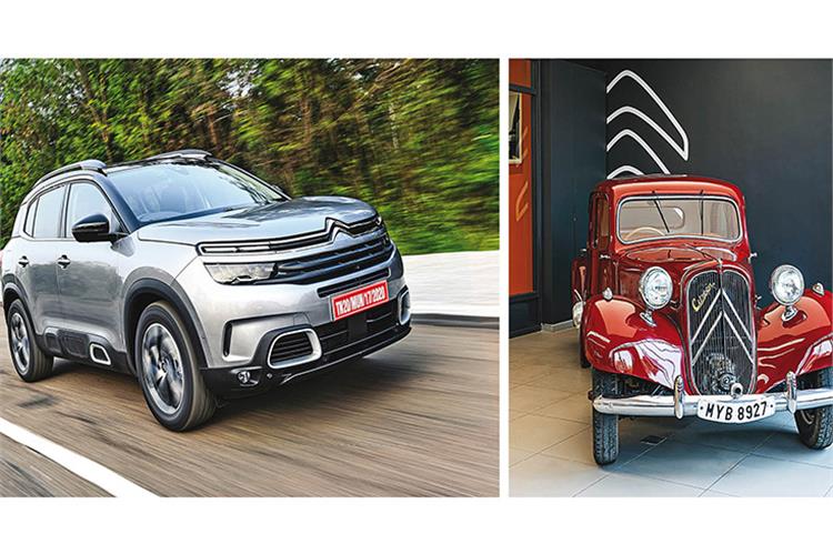 The C5 Aircross, Citroen’s flagship model, will lead the French brand’s charge in India, while leveraging some consumer connect established by vintage Citroens, including the Avante Garde.