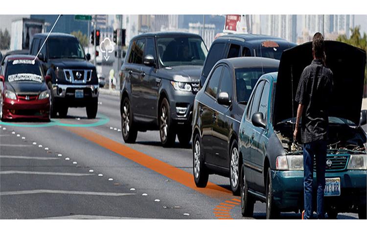 Mitsubishi Electric and HERE Technologies develop lane hazard warning system