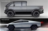 Canoo reveals Tesla Cybertruck rival with 320km range