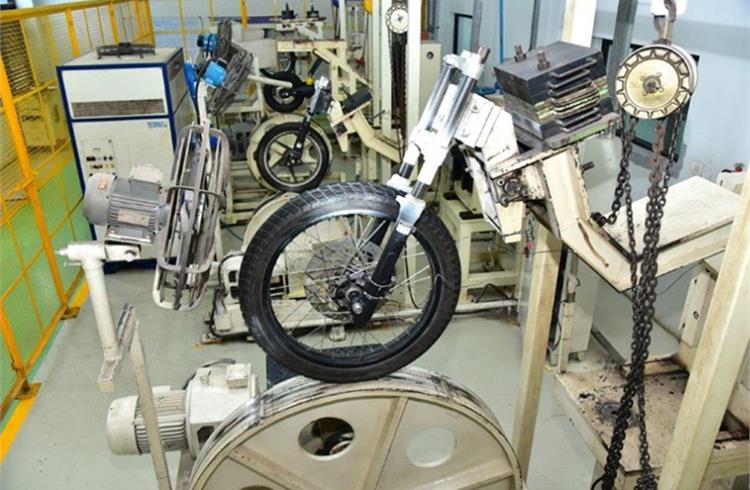Gabriel's state-of-the-art two-wheeler tech centre in Hosur, Tamil Nadu focuses on development, testing and validation of shock absorbers for bikes and scooters.