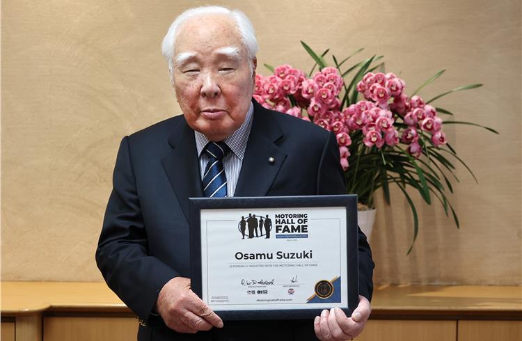 Osamu Suzuki inducted into The Motoring Hall of Fame