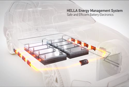 Hella unveils new battery module solutions for partially electric cars