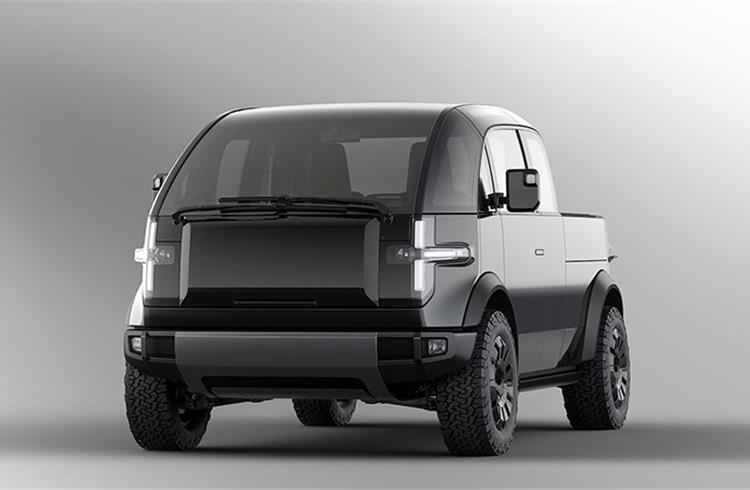 Canoo reveals Tesla Cybertruck rival with 320km range