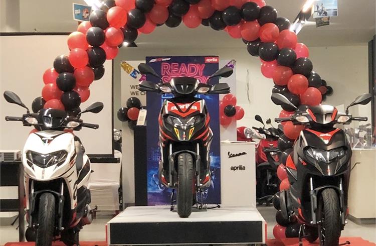 Piaggio India begins deliveries for Aprilia SR 160 in over 100 dealerships in southern states