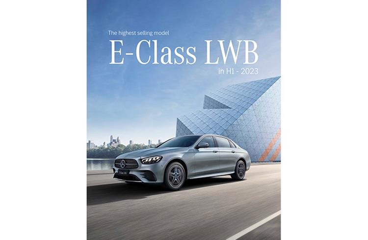 Highest selling model in H1-2023: E-Class LWB
