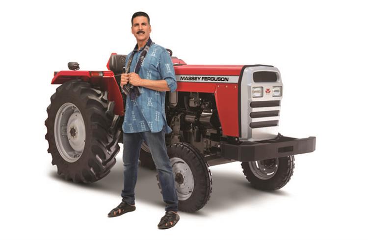 Akshay Kumar will be endorsing TAFE range of tractors over a three-year period.  