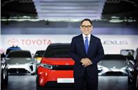 Toyota president Akio Toyoda: “We plan to roll out 30 battery EV models by 2030, globally offering a full line-up of battery EVs in the passenger and commercial segments.”