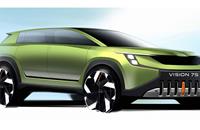 Skoda releases official sketches of all-electric Vision 7S concept