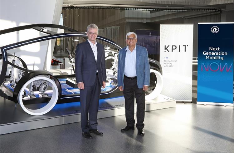 L-R Dr. Dirk Walliser, Head of Corporate R&D at ZF Group and Kishor Patil, CEO at KPIT Technologies.