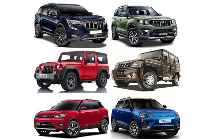 Mahindra & Mahindra sells 34,694 SUVs in April to record 57% growth 