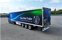ZF’s electrified trailer technologies can generate up to 16% of fuel and CO2 savings, with up to 40% reduction achieved with a Plug-In Hybrid version.
