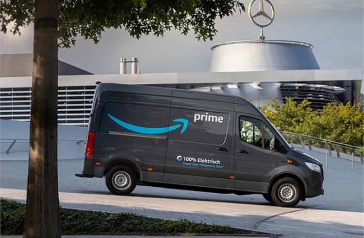 The eSprinter is a larger model than Mercedes-Benz’s first zero-emission vehicle, the eVito (of which 600 have been ordered by Amazon).