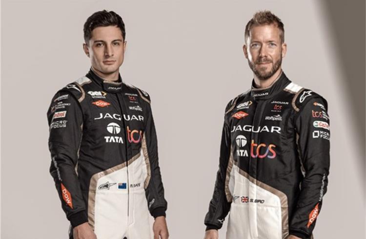 Jaguar’s 2023 Formula E drivers: Mitch Evans (left) and Sam Bird (right)