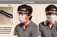 Mahindra producing a face shield/mask, developed from a design sourced from Ford, is a good example of a set of automotive industry alliance partners contributing to the fight against coronavirus. (Image: Dr Pawan Goenka/Twitter)