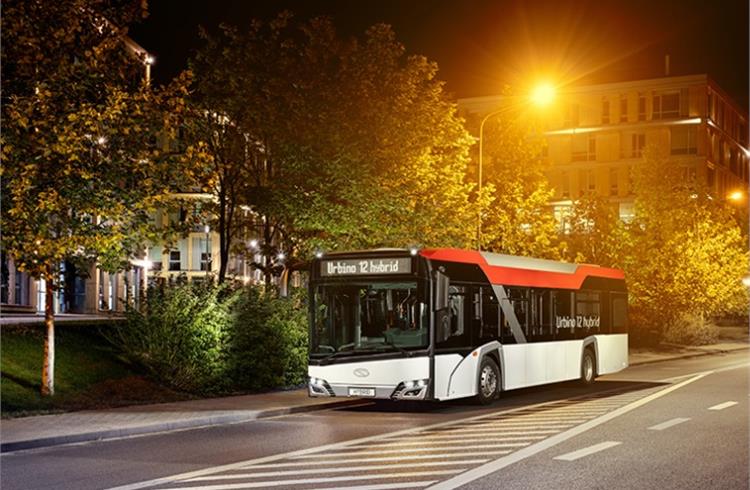 The Solaris Urbino 12 hybrid bus, with a diesel-electric, serial hybrid drive, is one of two models shortlisted.