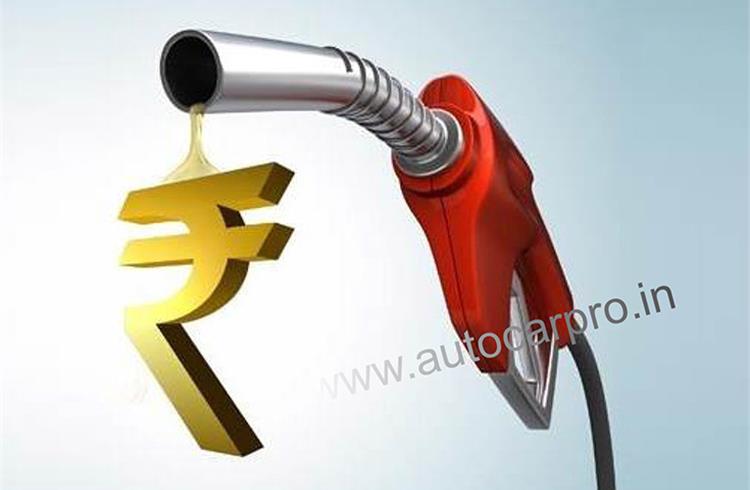 Diesel costlier by Rs 4.31, petrol by Rs 3.48 a litre between October 1-16
