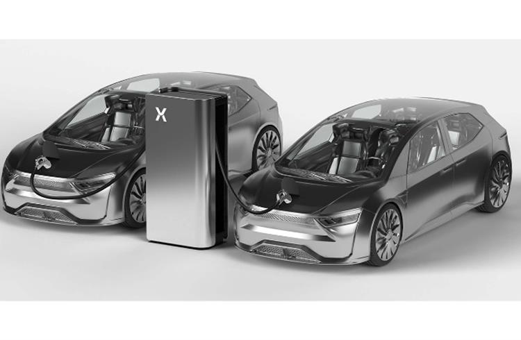The PowerX Charging Station enables EV users to charge with up to 240kW of power output using renewable energy.