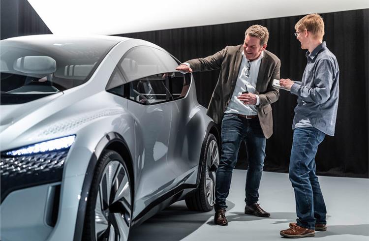 Futuristic Audi AI:ME concept hints at Volkswagen ID rival
