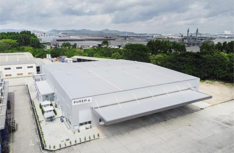 Exterior view of the new Purem by Eberspaecher plant in Rayong, Thailand